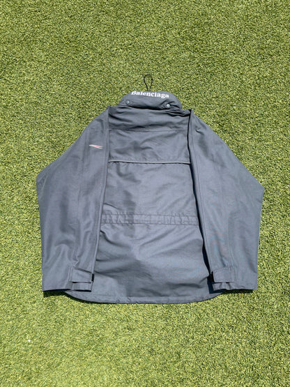 AW17 Balenciaga C-Shape Grey Campaign Parka Jacket