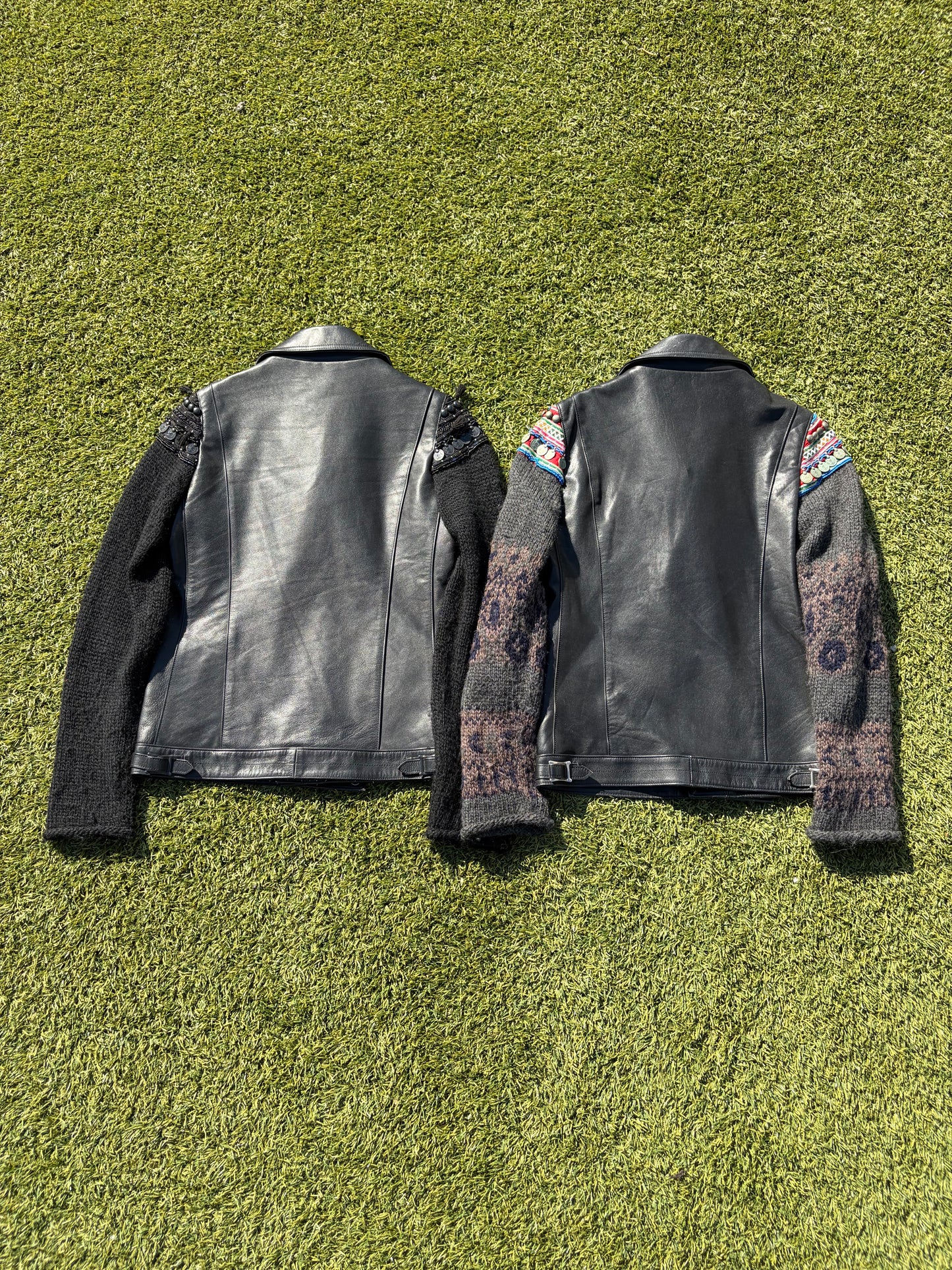 AW09 “Earmuff Maniac” - Undercover Ethnic Moto Leather Jacket