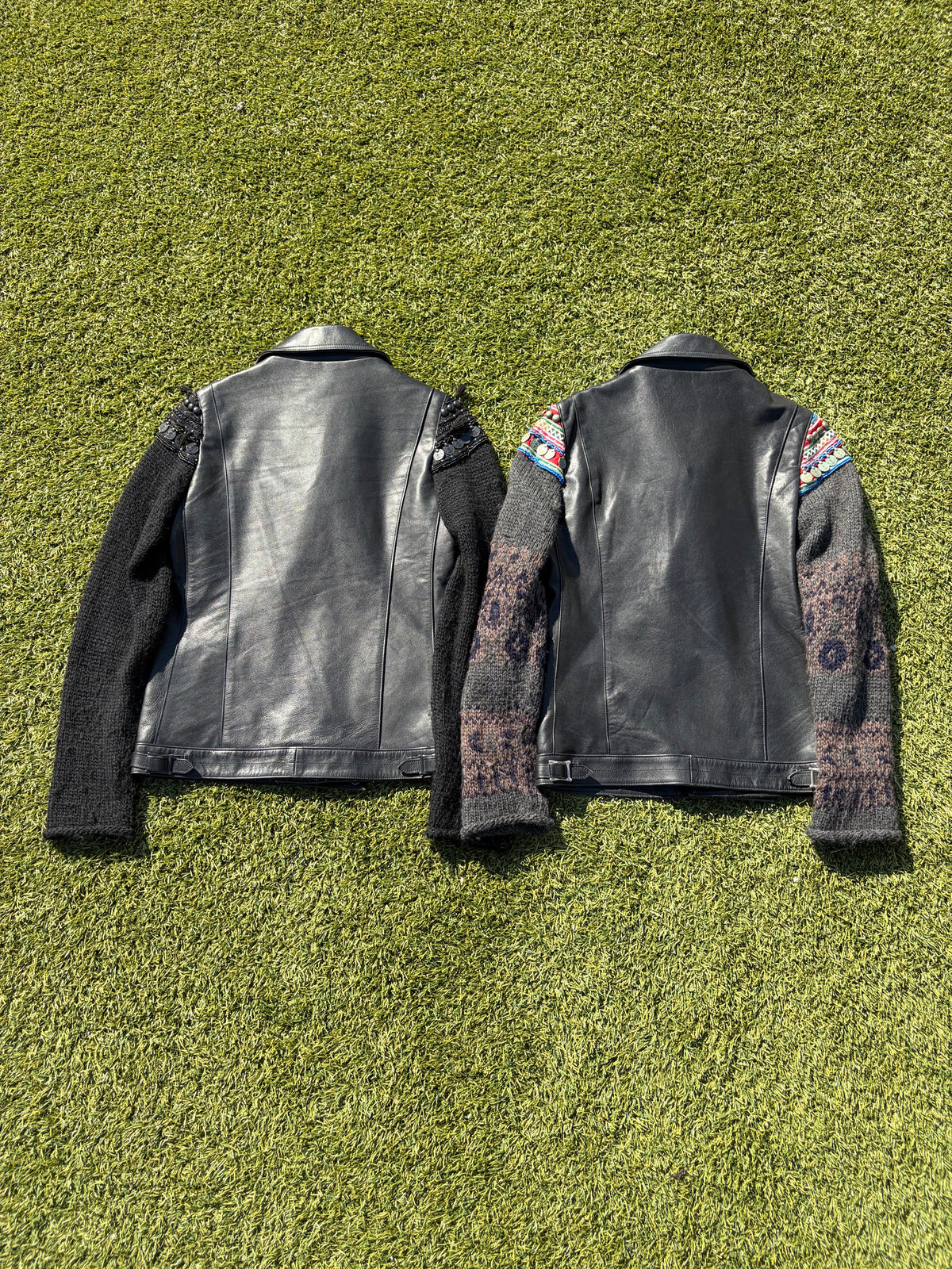 AW09 “Earmuff Maniac” - Undercover Ethnic Moto Leather Jacket