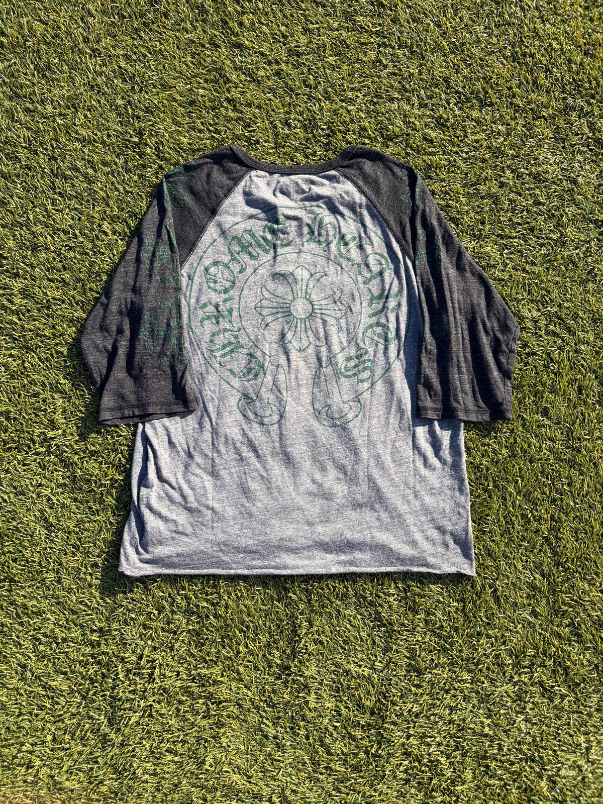 Chrome Hearts Raglan Henley Baseball T-Shirt