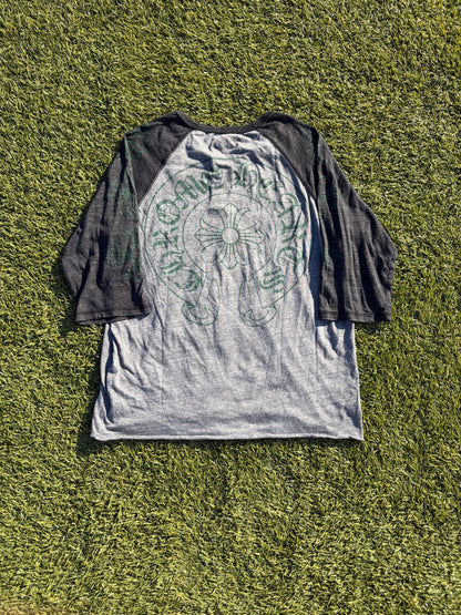 Chrome Hearts Raglan Henley Baseball T-Shirt