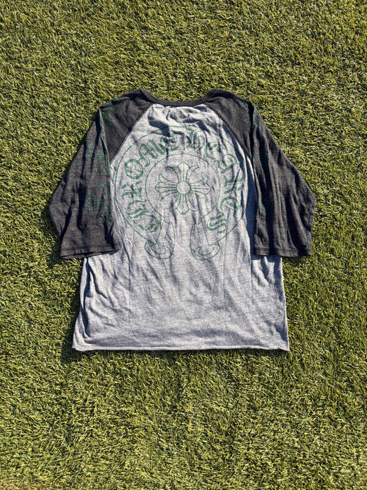 Chrome Hearts Raglan Henley Baseball T-Shirt
