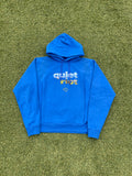 AW21 Martine Rose Quiet Riot Blue Hoodie
