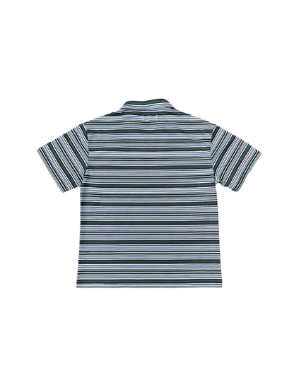 Rewind Stripe Polyester Polo