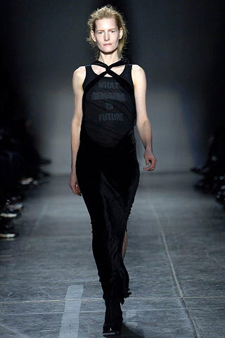 FW06 Ann Demeulemeester 'What Remains Is Future' Tank Top