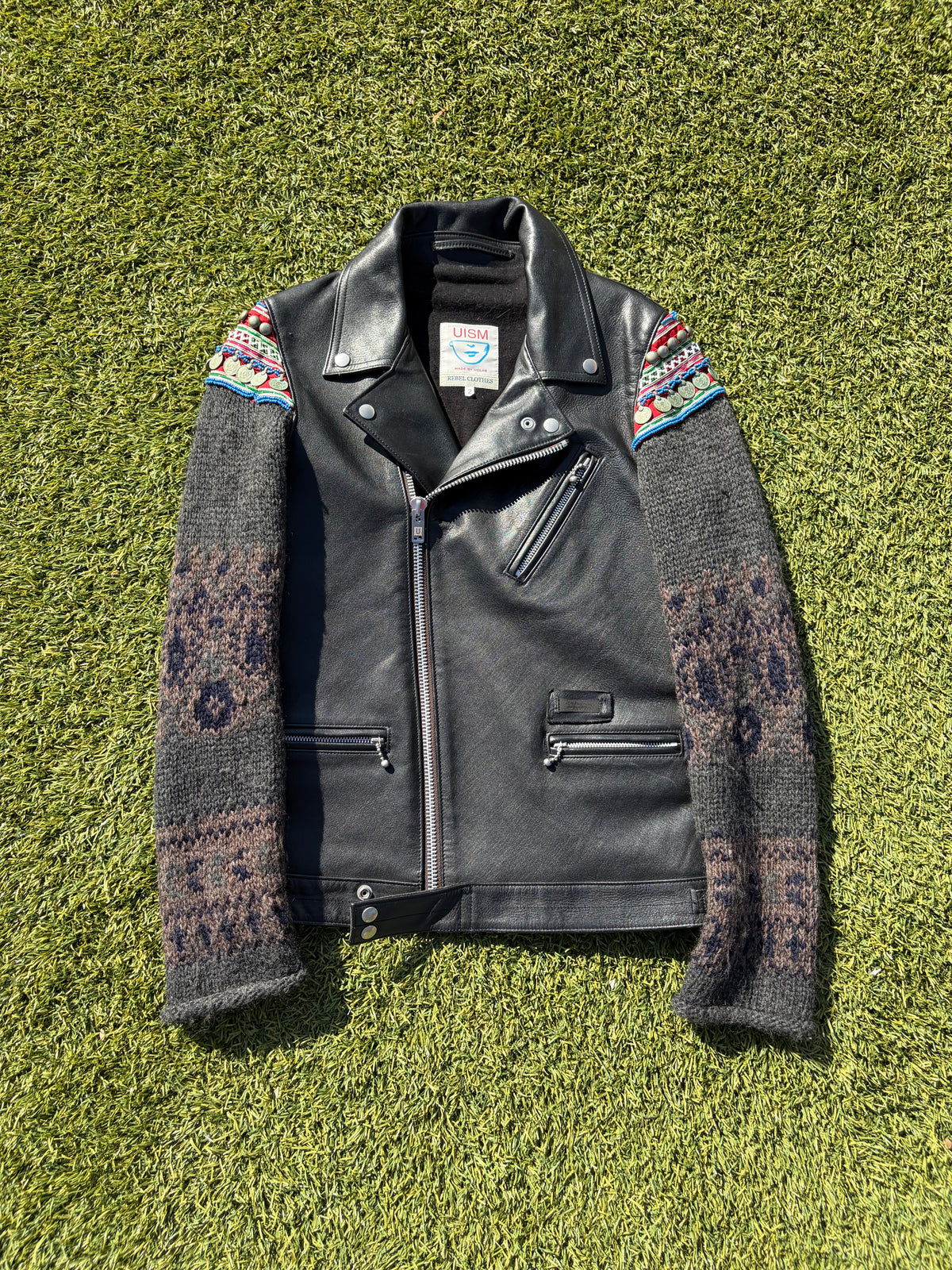 AW09 “Earmuff Maniac” - Undercover Ethnic Moto Leather Jacket
