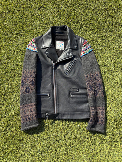 AW09 “Earmuff Maniac” - Undercover Ethnic Moto Leather Jacket