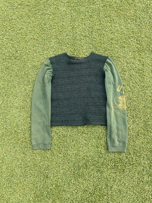 AW03 "Paperdoll" - Undercover Hybrid Wool Sweater