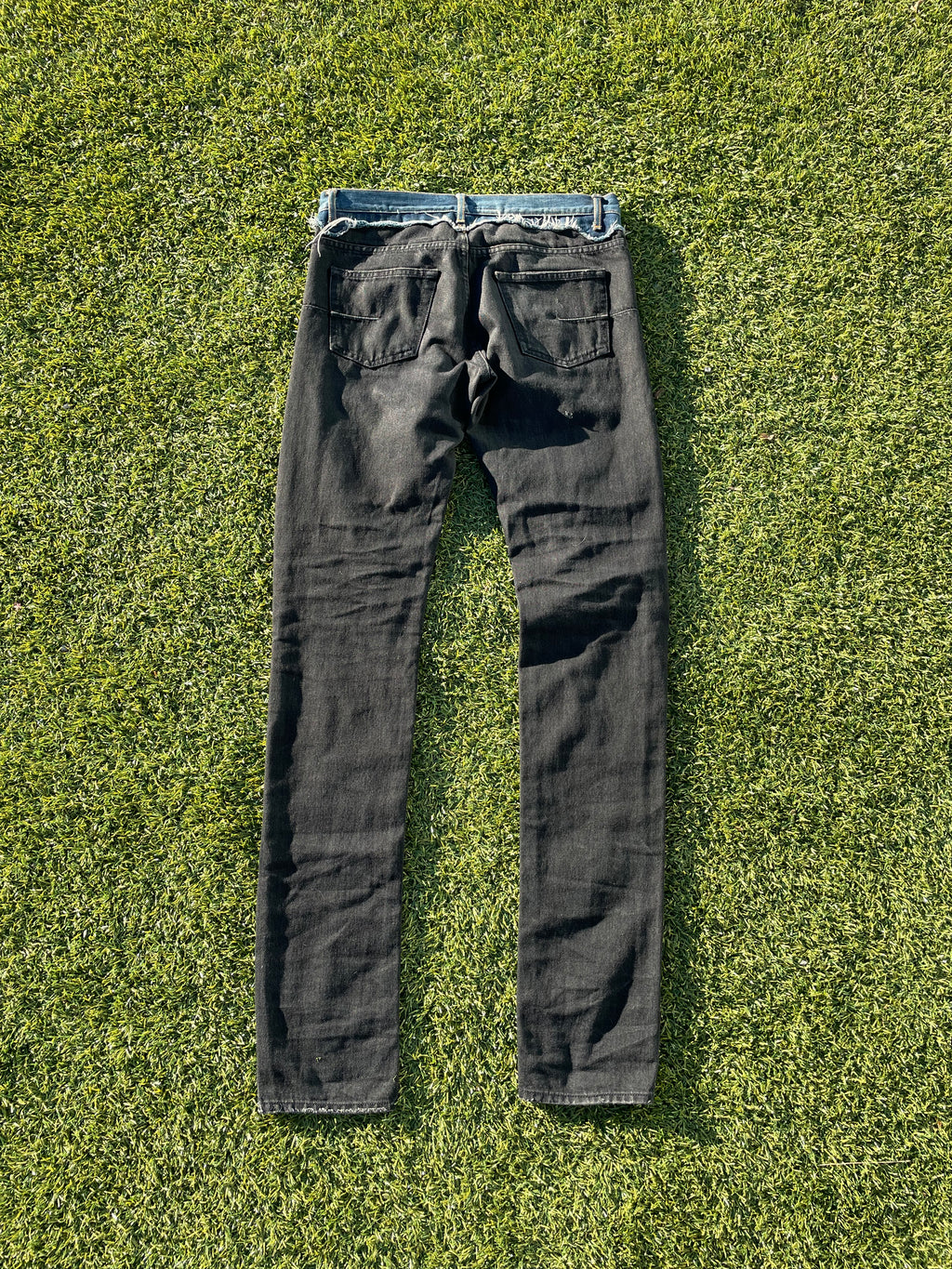 AW06 “These Grey Days” - Dior By Hedi Slimane Cummerbunds Denim