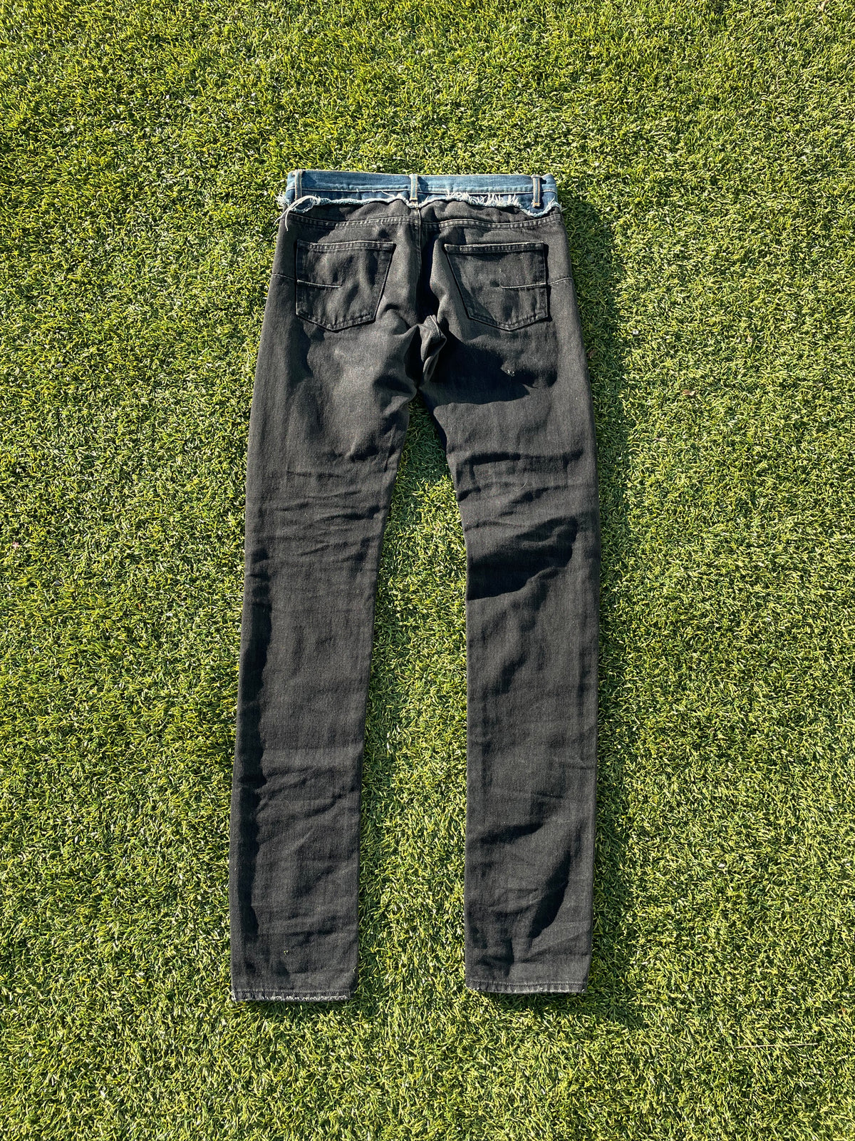 AW06 “These Grey Days” - Dior By Hedi Slimane Cummerbunds Denim