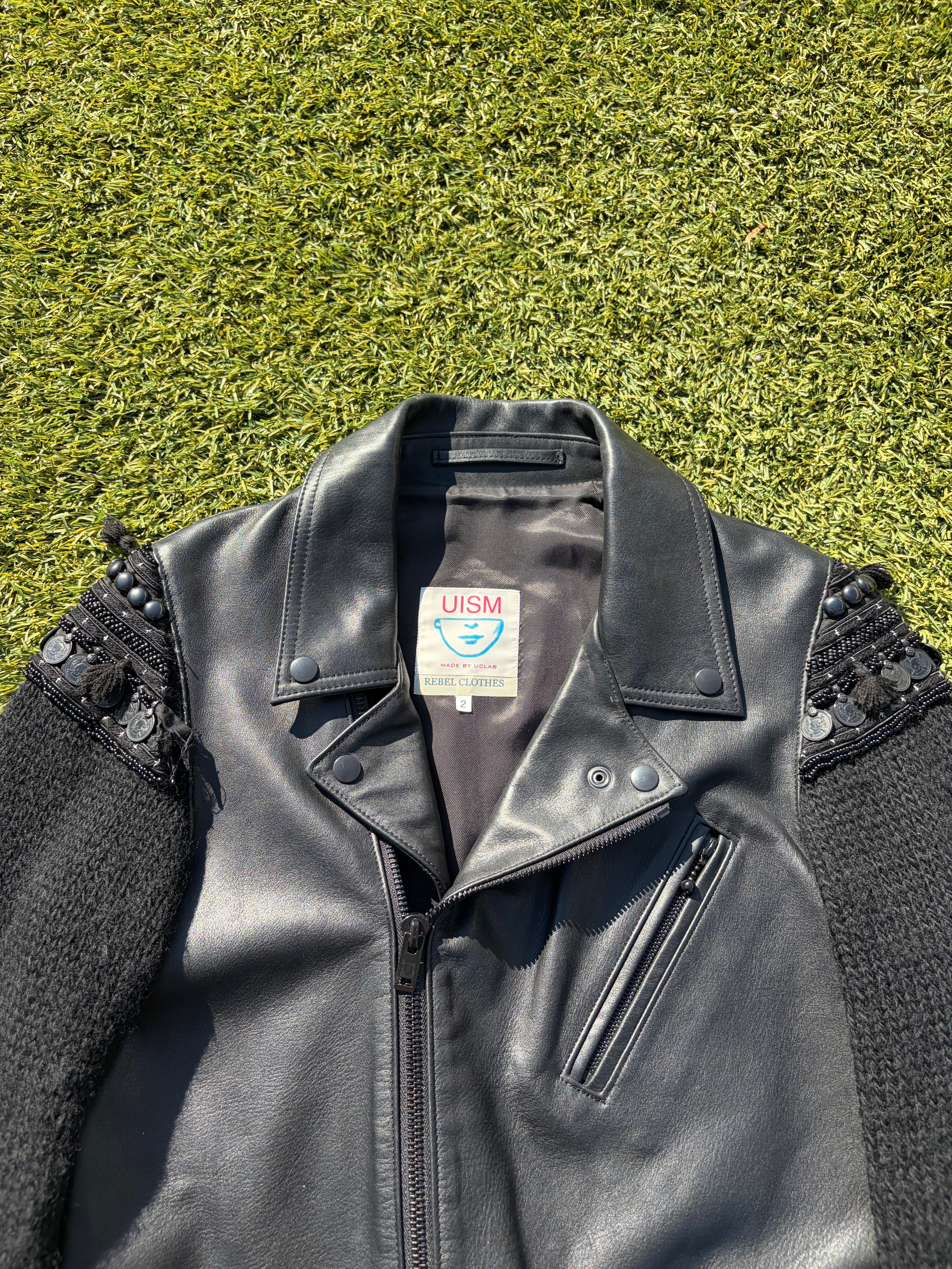 AW09 “Earmuff Maniac” - Undercover Ethnic Moto Leather Jacket