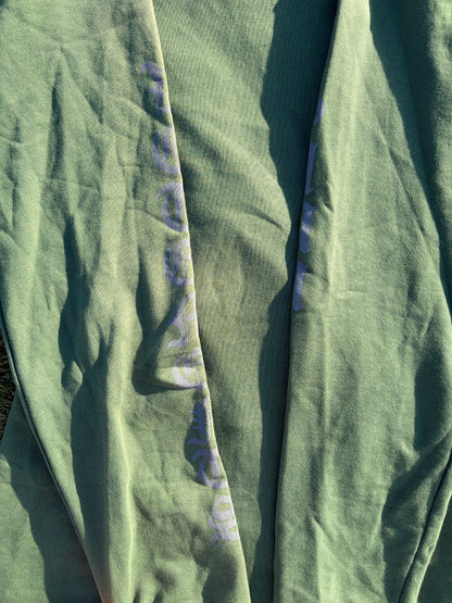 SS16 Vetements Old English Green Midi Dress Hoodie