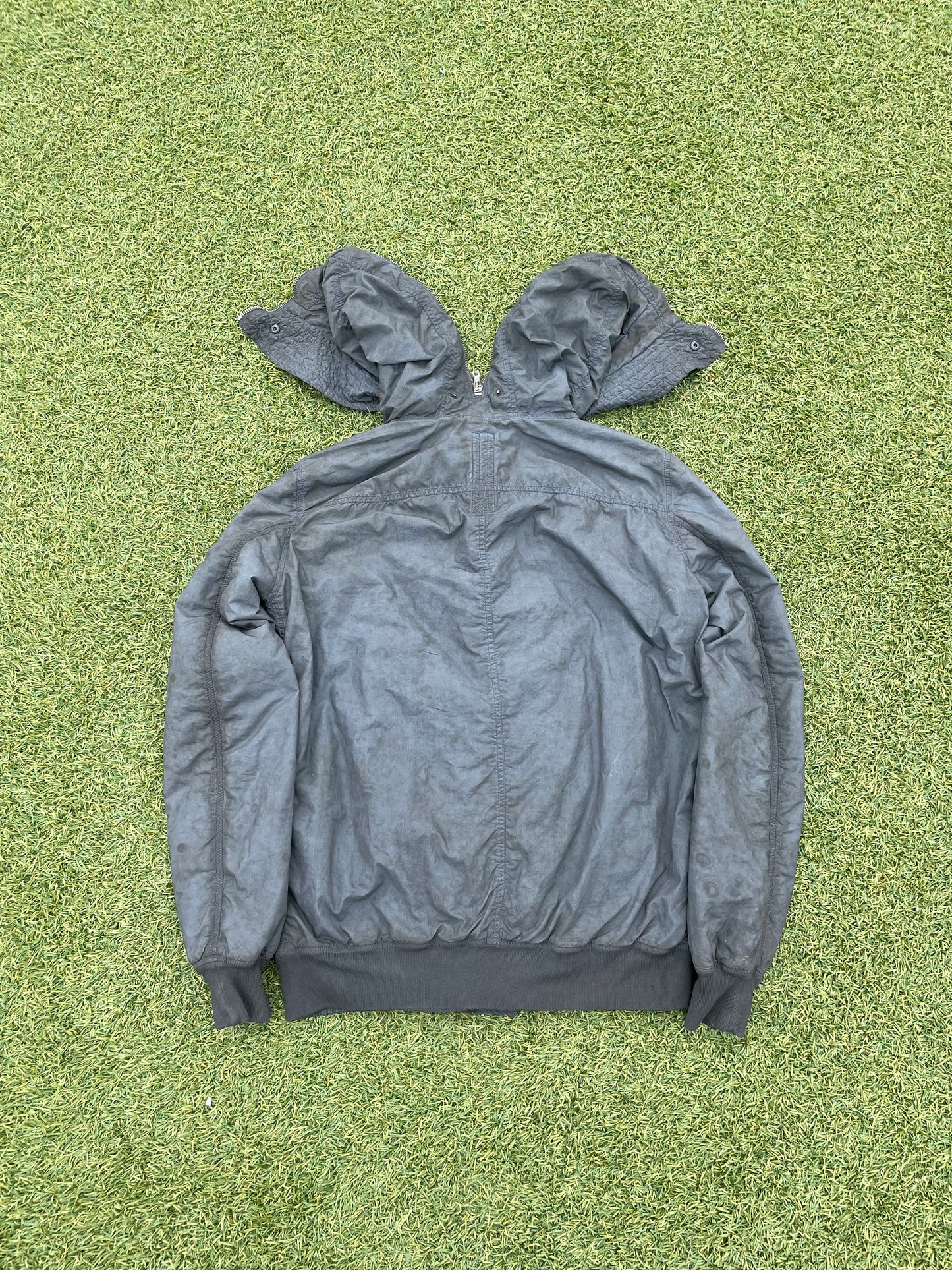 FW10 Rick Owens DRKSHDW Exploder Grey Nylon Jacket