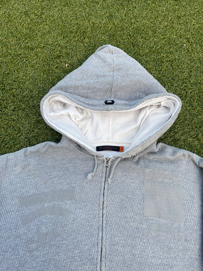 AW05 “Arts & Crafts” - Undercover Triple Hood Thermal Zip Up Hoodie