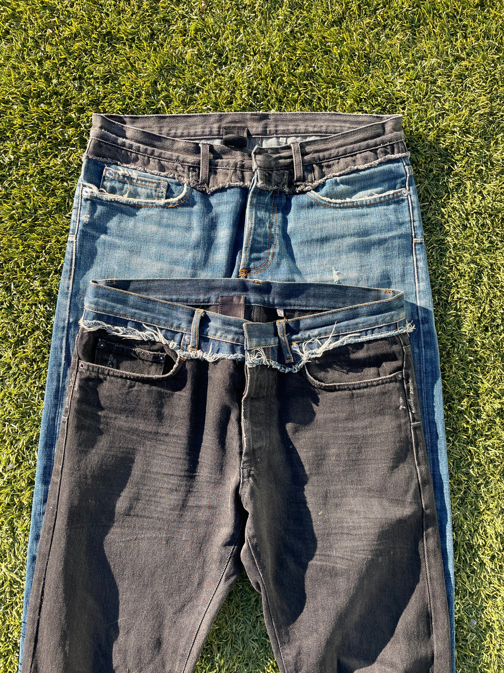 AW06 “These Grey Days” - Dior By Hedi Slimane Cummerbunds Denim