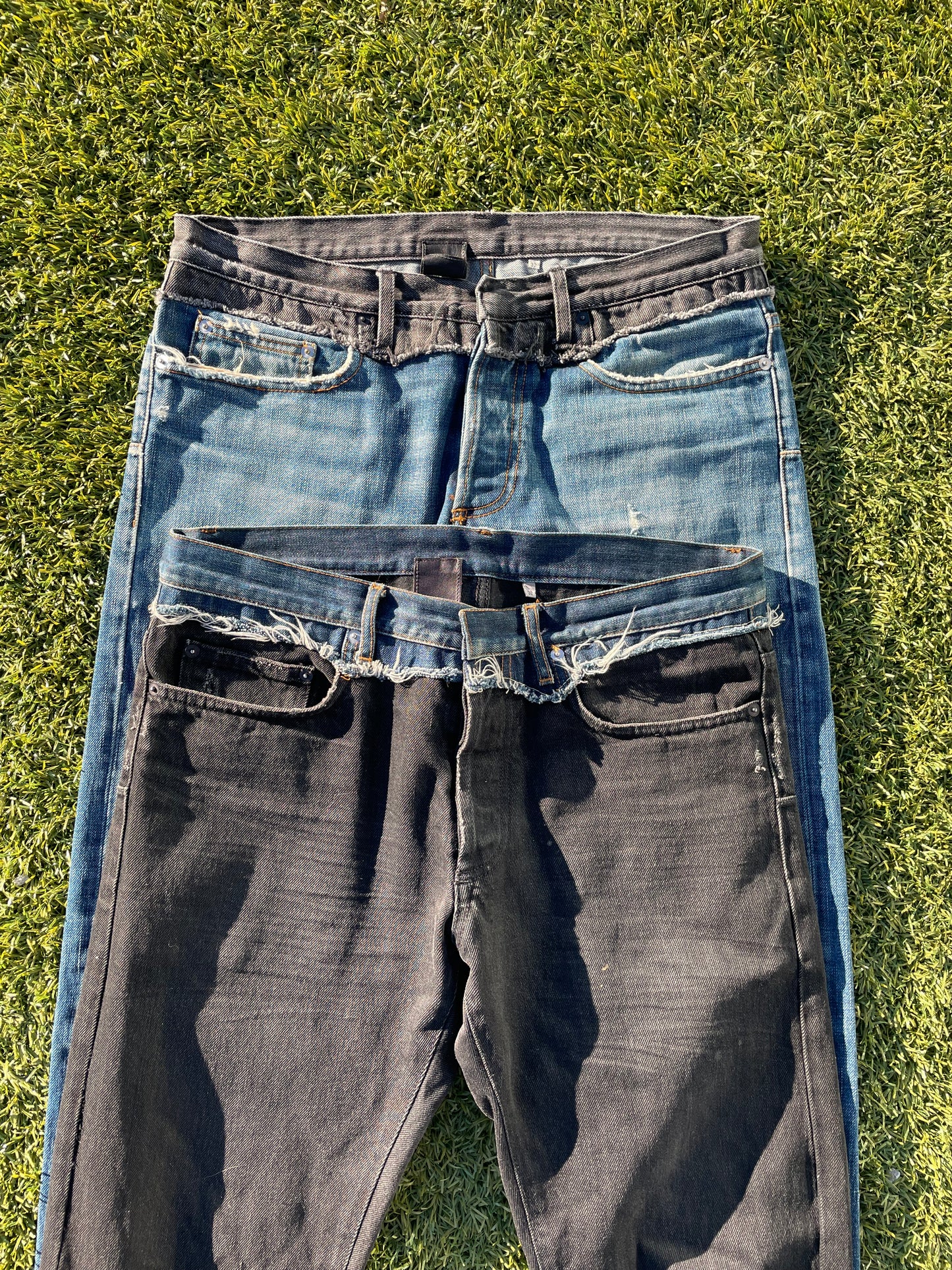 AW06 “These Grey Days” - Dior By Hedi Slimane Cummerbunds Denim