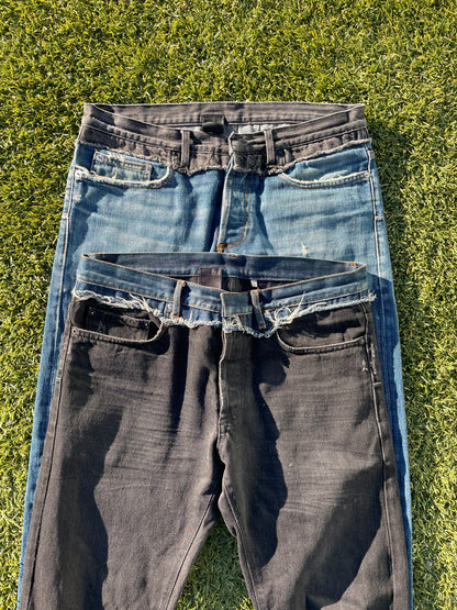 AW06 “These Grey Days” - Dior By Hedi Slimane Cummerbunds Denim