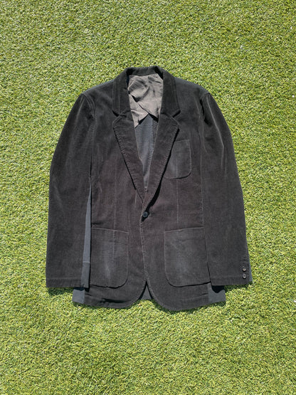 AW03 “Paperdoll” - Undercover Hybrid Black Corduroy Blazer