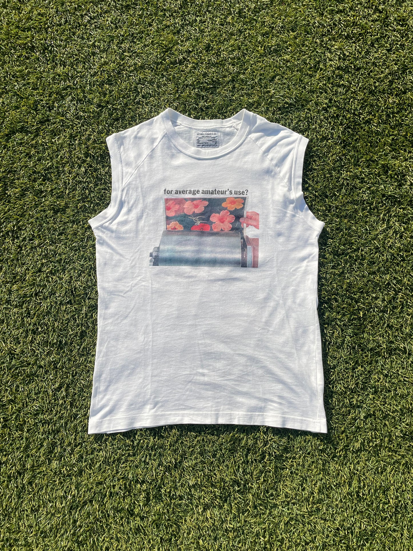 SS04 “Languid” - Undercover X Fragment Floral Photo Copy Tank Top