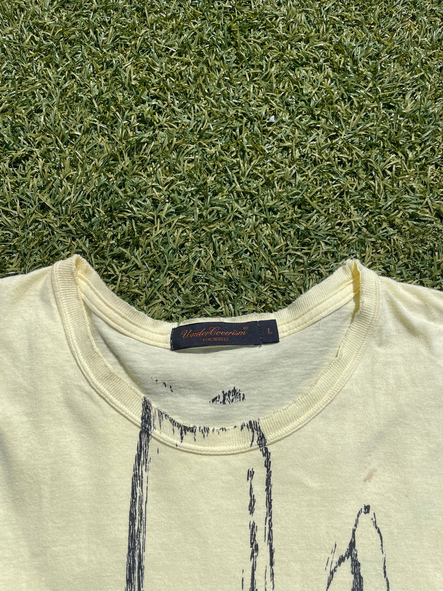 SS04 “Languid” - Undercover Arabic Skull Sleeveless Tank Top