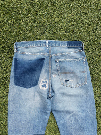 AW04 “Languid” - Undercover ‘52’ Lightwash Distressed Denim