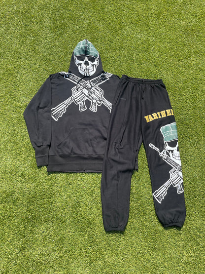 SS19 Vetements Marine Infantries Assault Rifle Gimp Sweat Suit