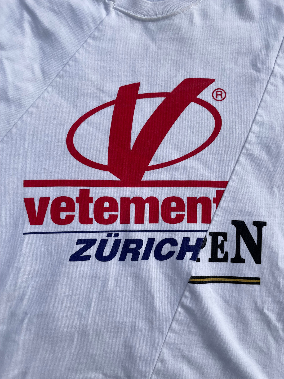 SS18 Vetements Reconstructed 'Zurich' T-Shirt