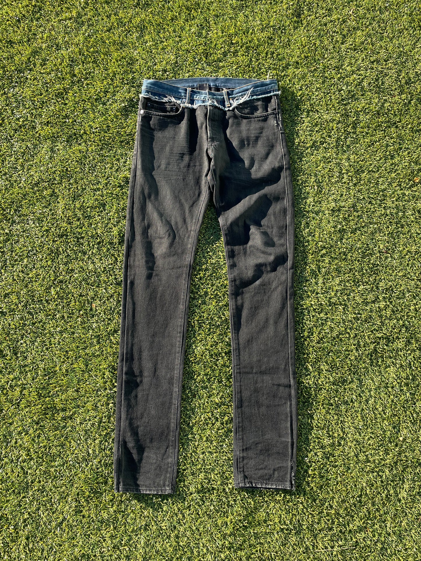 AW06 “These Grey Days” - Dior By Hedi Slimane Cummerbunds Denim