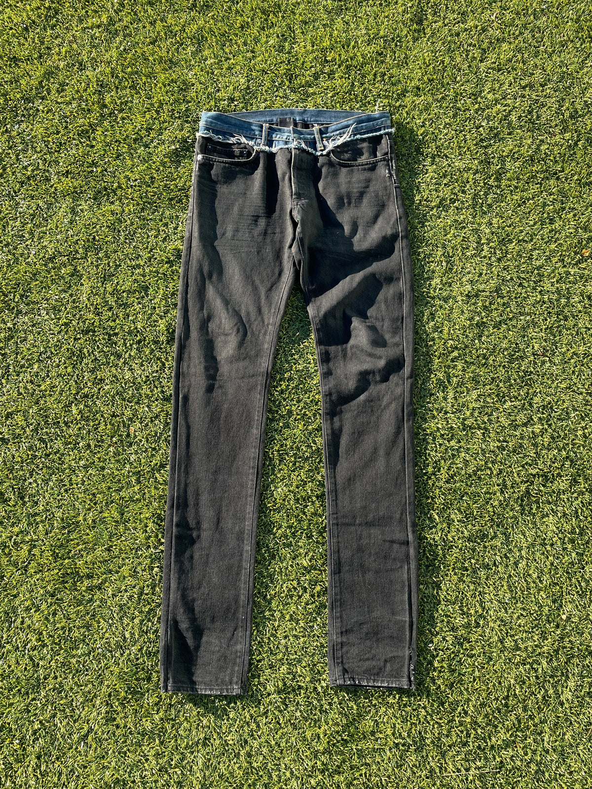 AW06 “These Grey Days” - Dior By Hedi Slimane Cummerbunds Denim