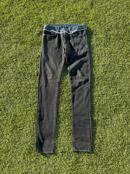 AW06 “These Grey Days” - Dior By Hedi Slimane Cummerbunds Denim