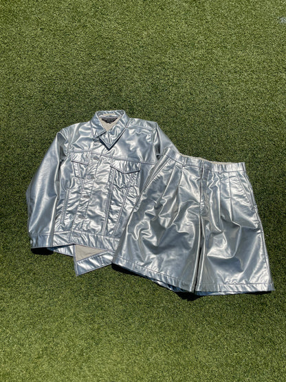 AD2018 Comme Des Garçons Silver Metallic Set