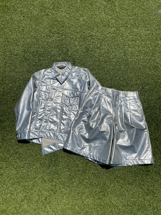 AD2018 Comme Des Garçons Silver Metallic Set