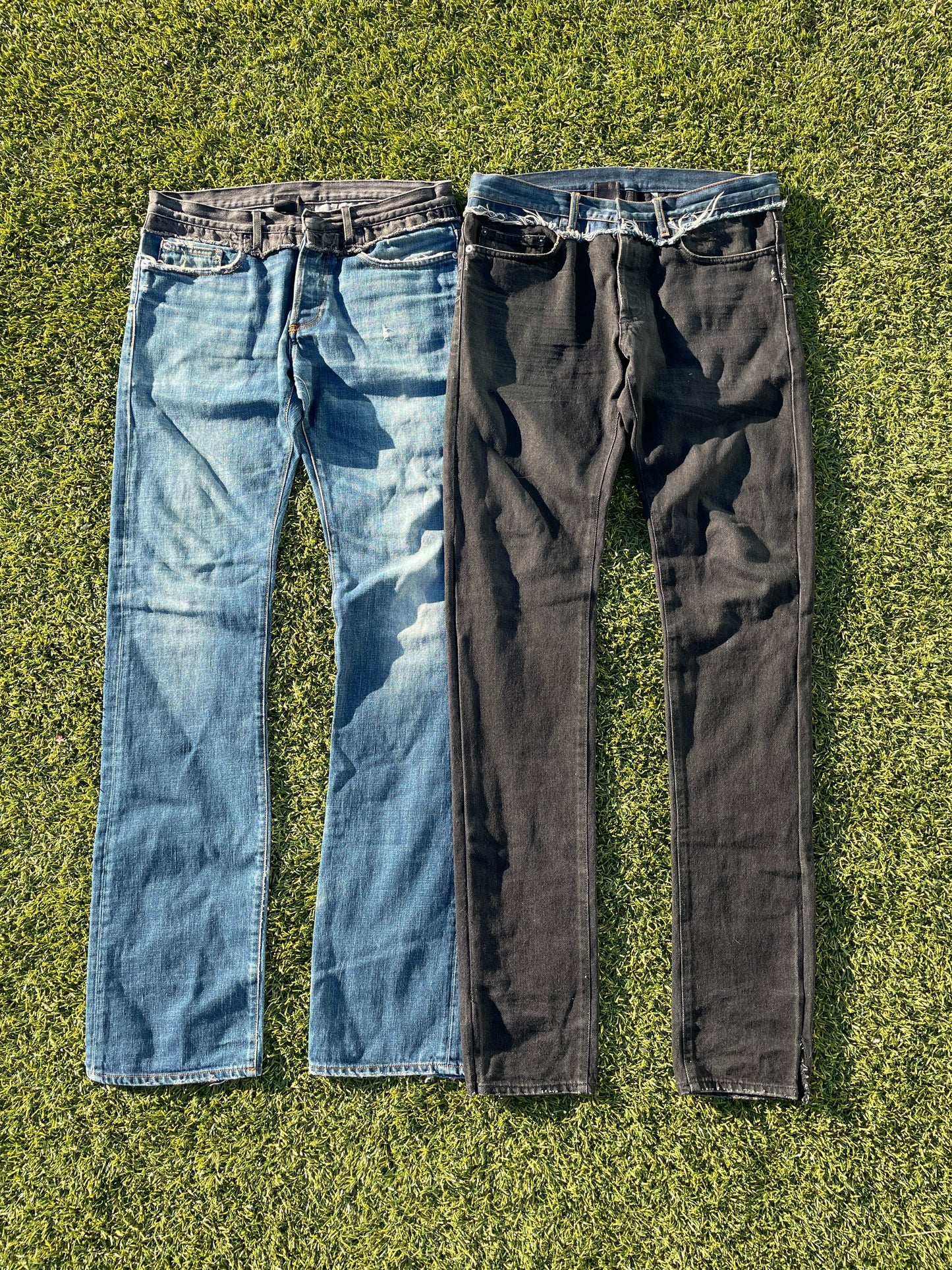 AW06 “These Grey Days” - Dior By Hedi Slimane Cummerbunds Denim