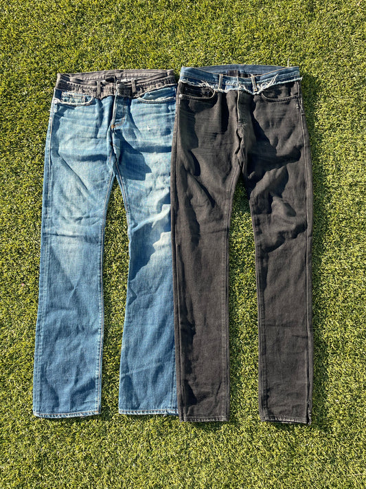 AW06 “These Grey Days” - Dior By Hedi Slimane Cummerbunds Denim