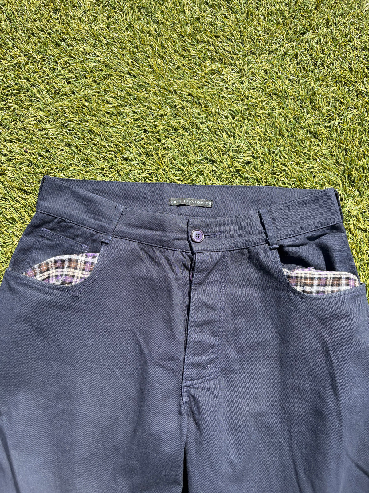 Aris Tatalovich Jumbo Cargo Navy Baggy Pant