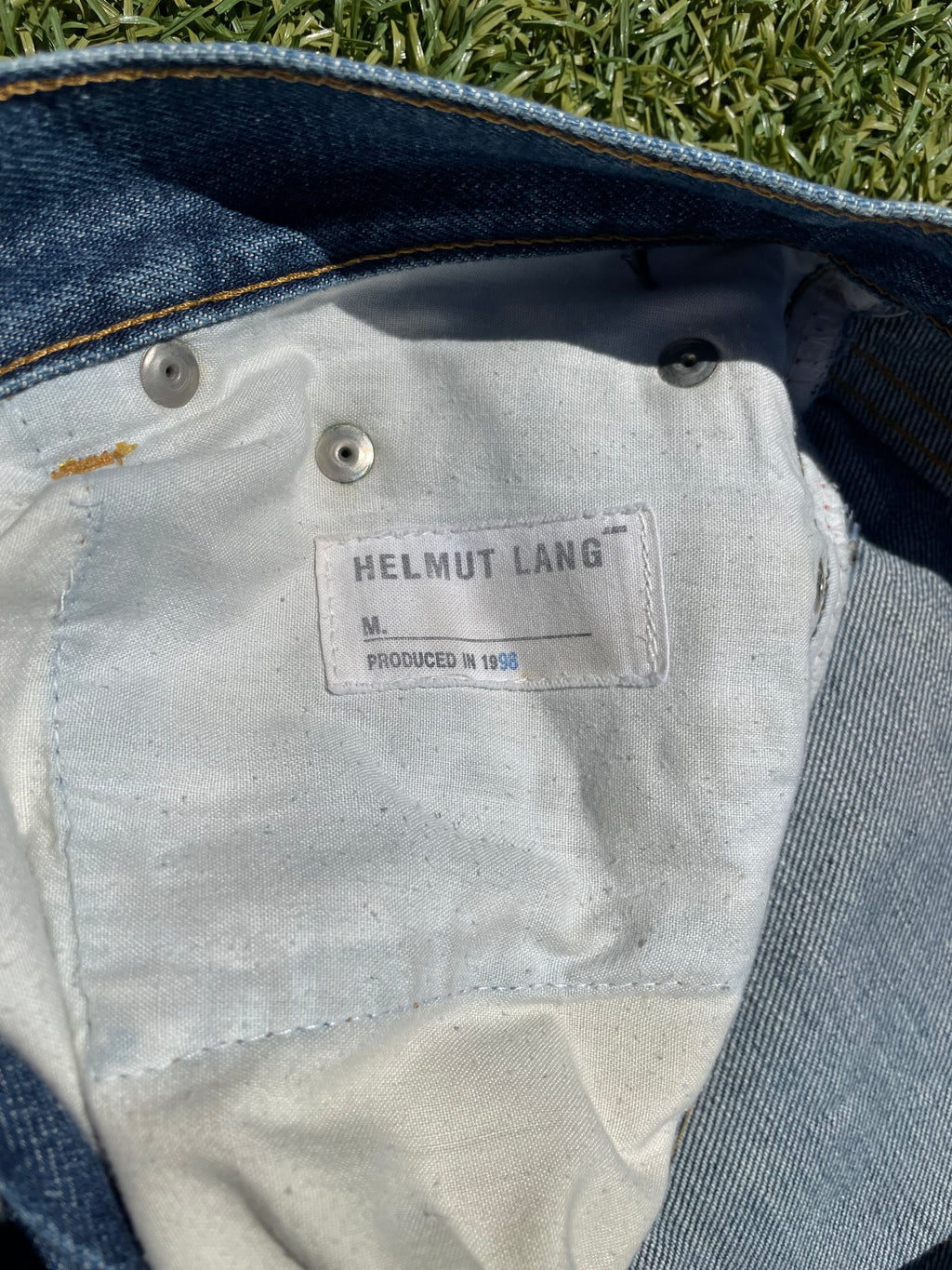 1998 Helmut Lang Indigo Wash Denim