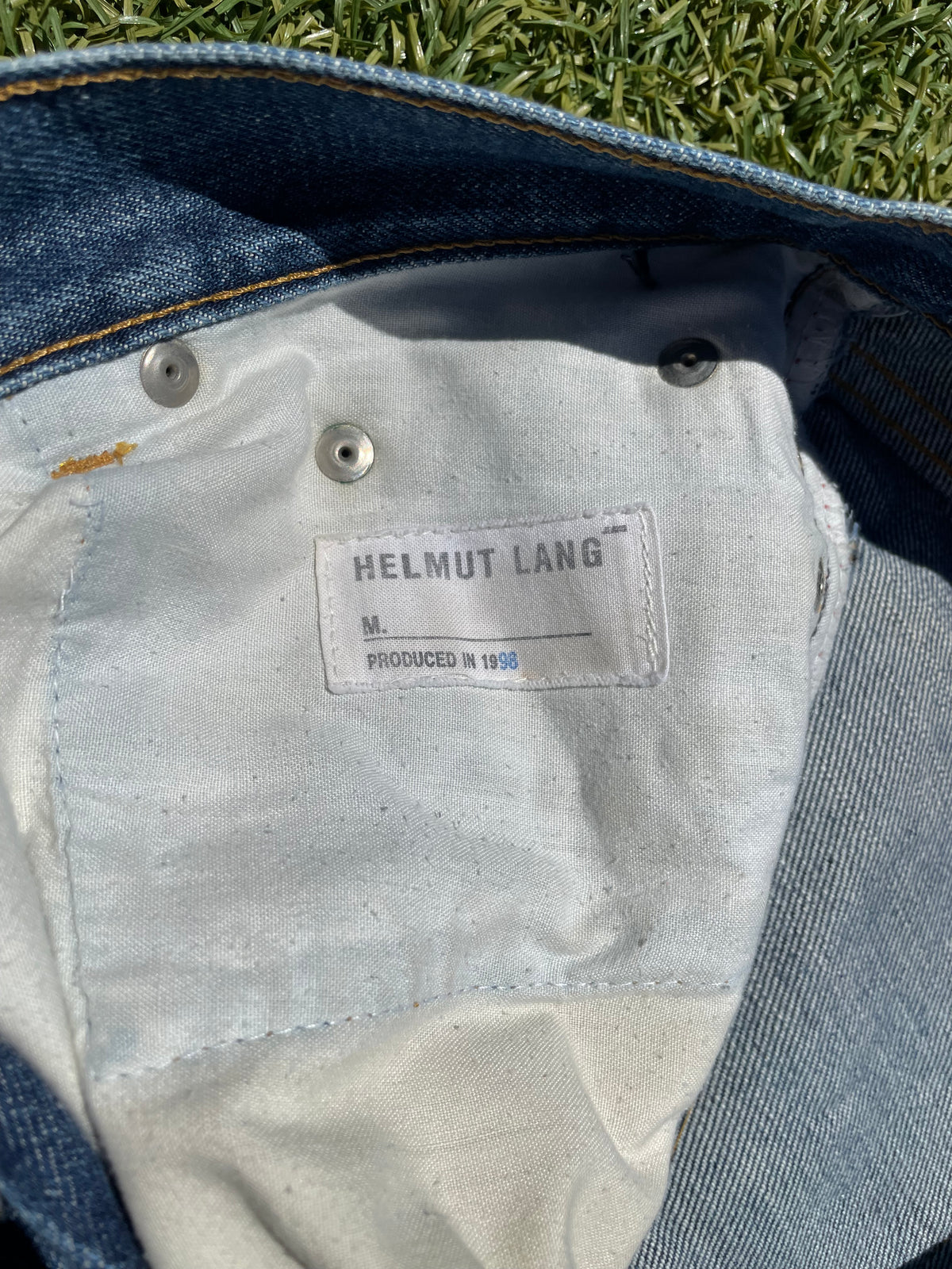 1998 Helmut Lang Indigo Wash Denim