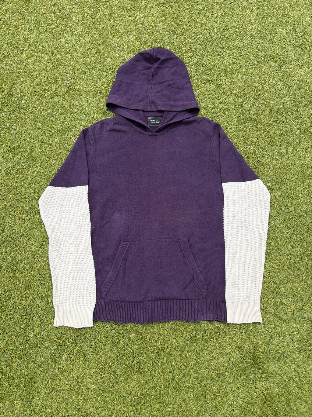 AW03 “Touch Me I’m Sick” - Number (N)ine Thermal Knit Hybrid Hoodie