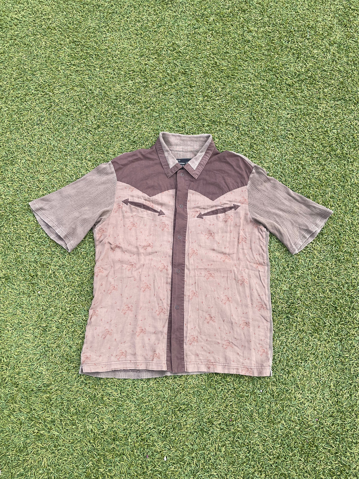 AW02 "Nowhere" - Number (N)ine Western Hybrid Button Up Shirt