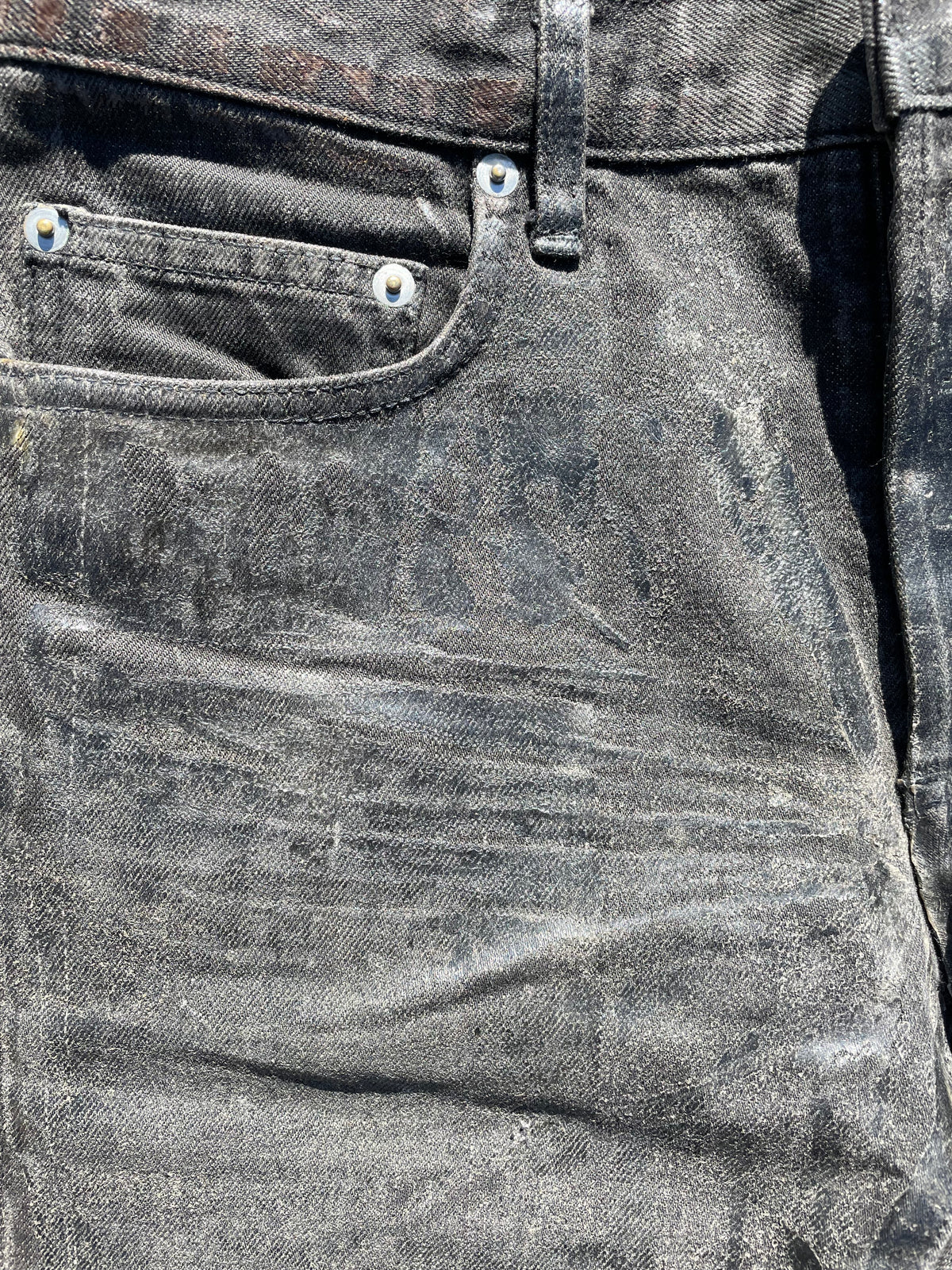 AW05 “In The Morning” - Dior Homme By Hedi Slimane Waxed Luster Denim