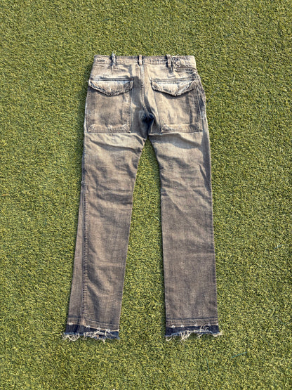 FW08-SS09 Rick Owens Double Layered Aircut Denim