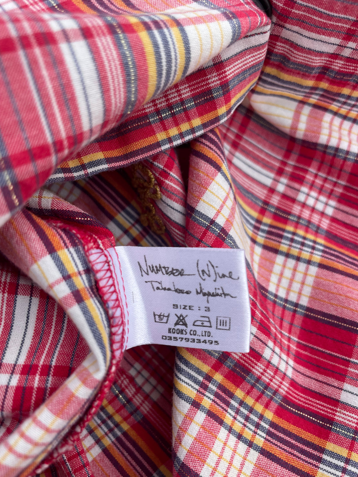 AW05 “The High Streets” - Number (N)ine Western Style Button Up