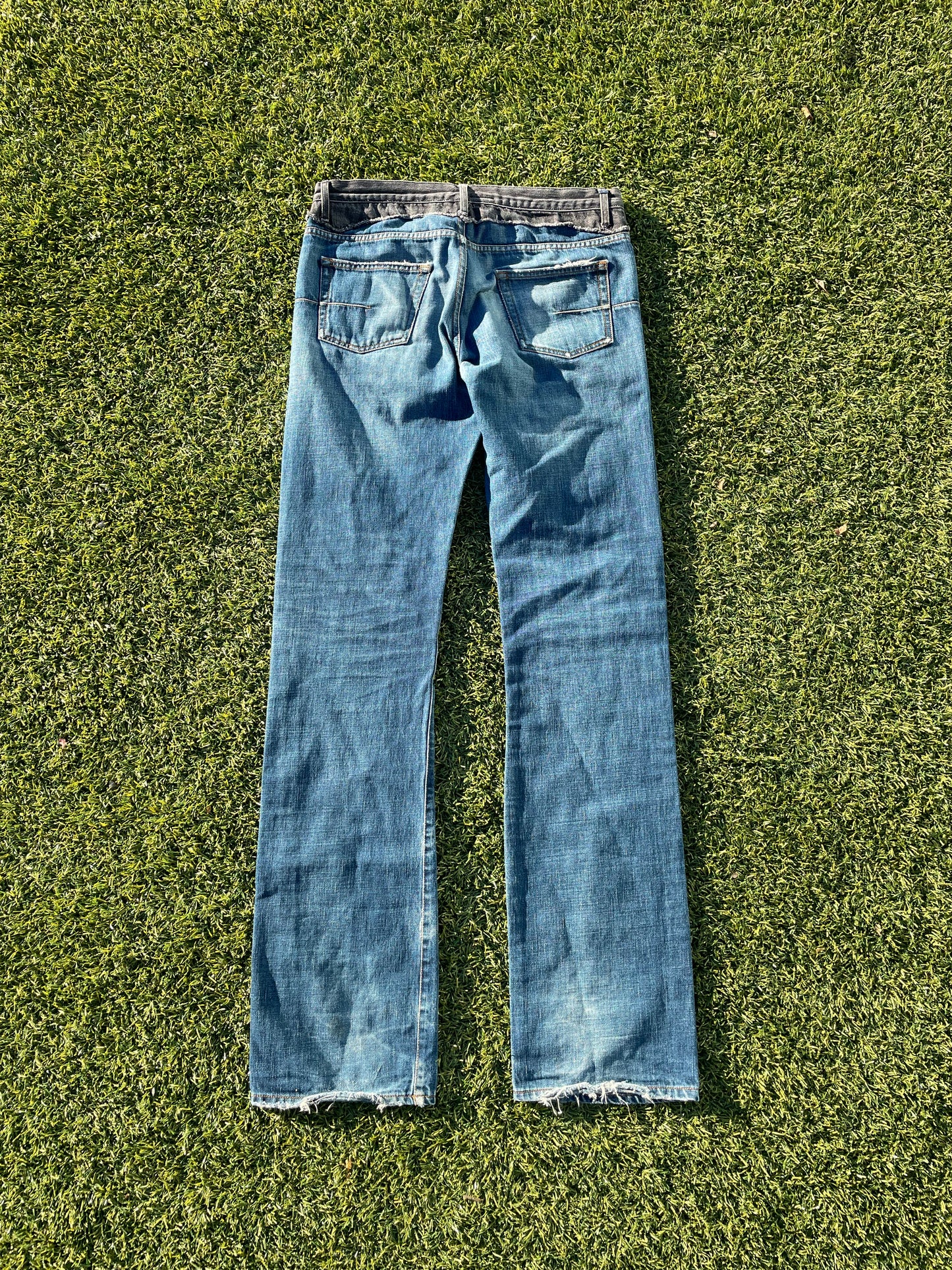 AW06 “These Grey Days” - Dior By Hedi Slimane Cummerbunds Denim