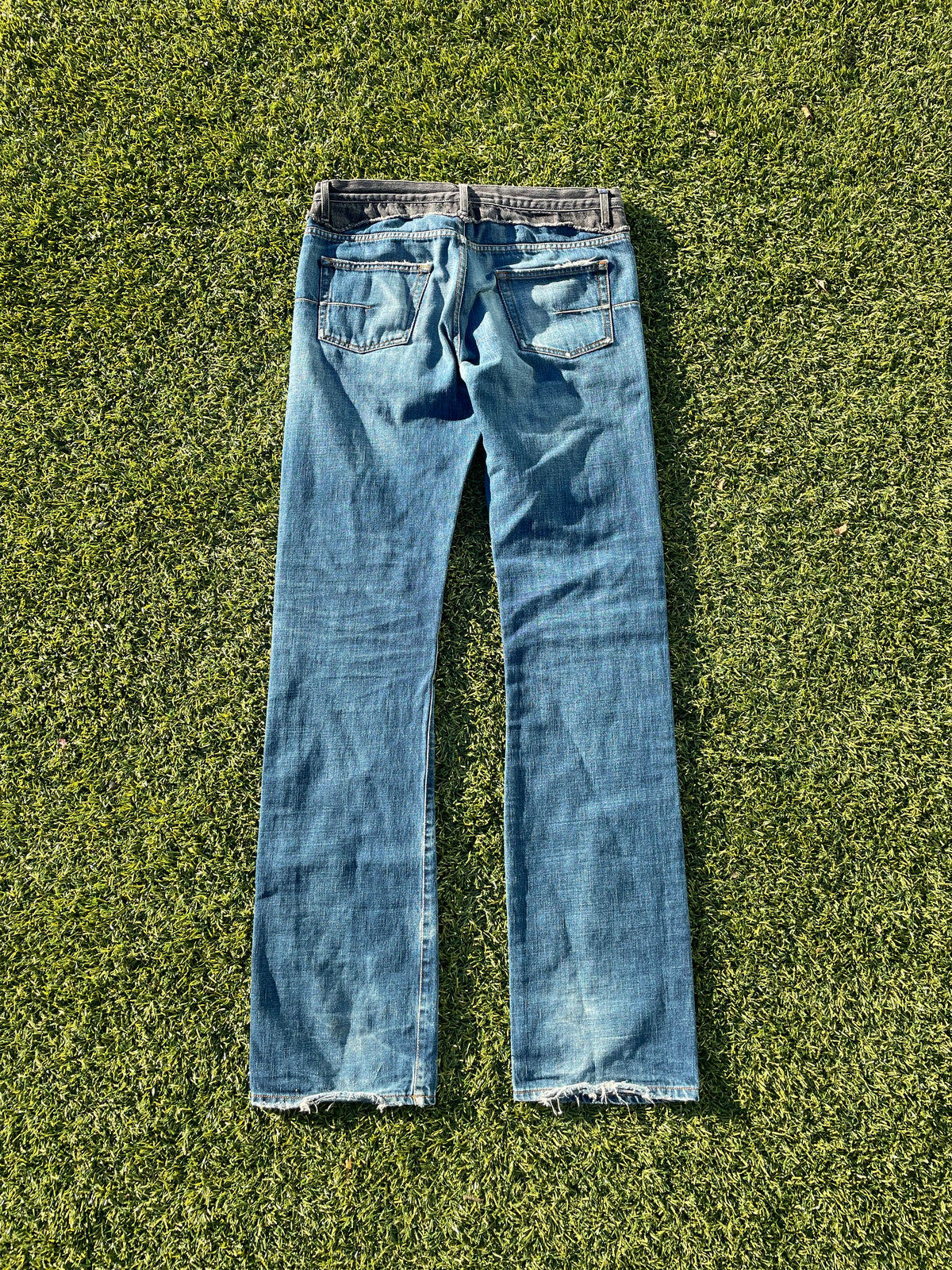 AW06 “These Grey Days” - Dior By Hedi Slimane Cummerbunds Denim