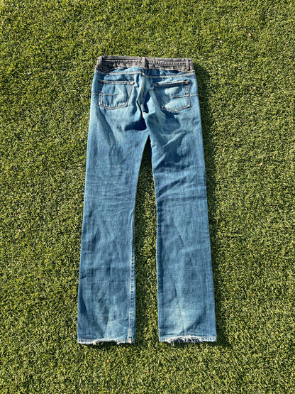 AW06 “These Grey Days” - Dior By Hedi Slimane Cummerbunds Denim