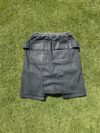 Rick Owens Dark Dust Creatch Cargo Shorts