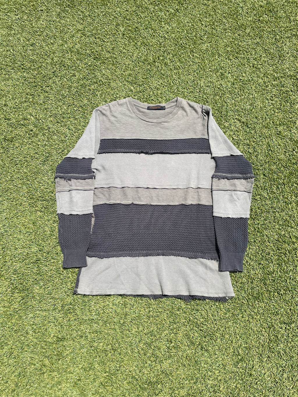 AW03 “Paperdoll” - Undercover Reconstructed Thermal Mesh Long Sleeve