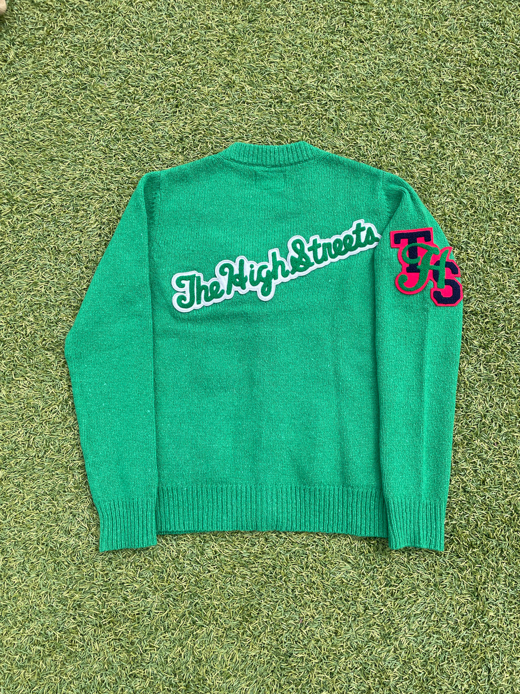 AW05 “The High Streets” - Number (N)ine Patchwork Wool Cardigan