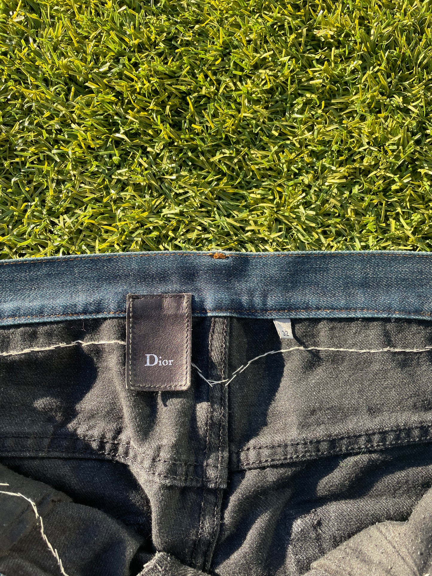 AW06 “These Grey Days” - Dior By Hedi Slimane Cummerbunds Denim