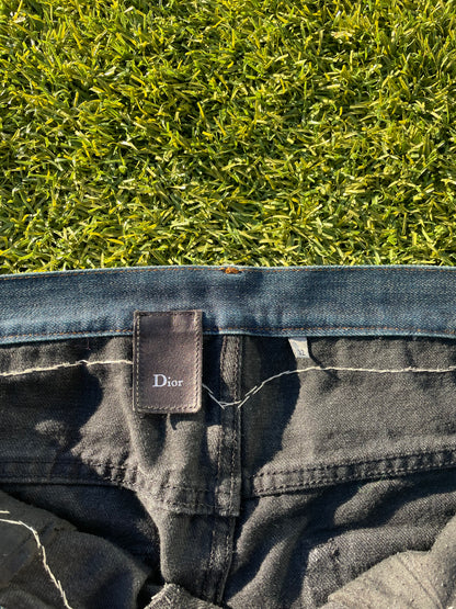 AW06 “These Grey Days” - Dior By Hedi Slimane Cummerbunds Denim
